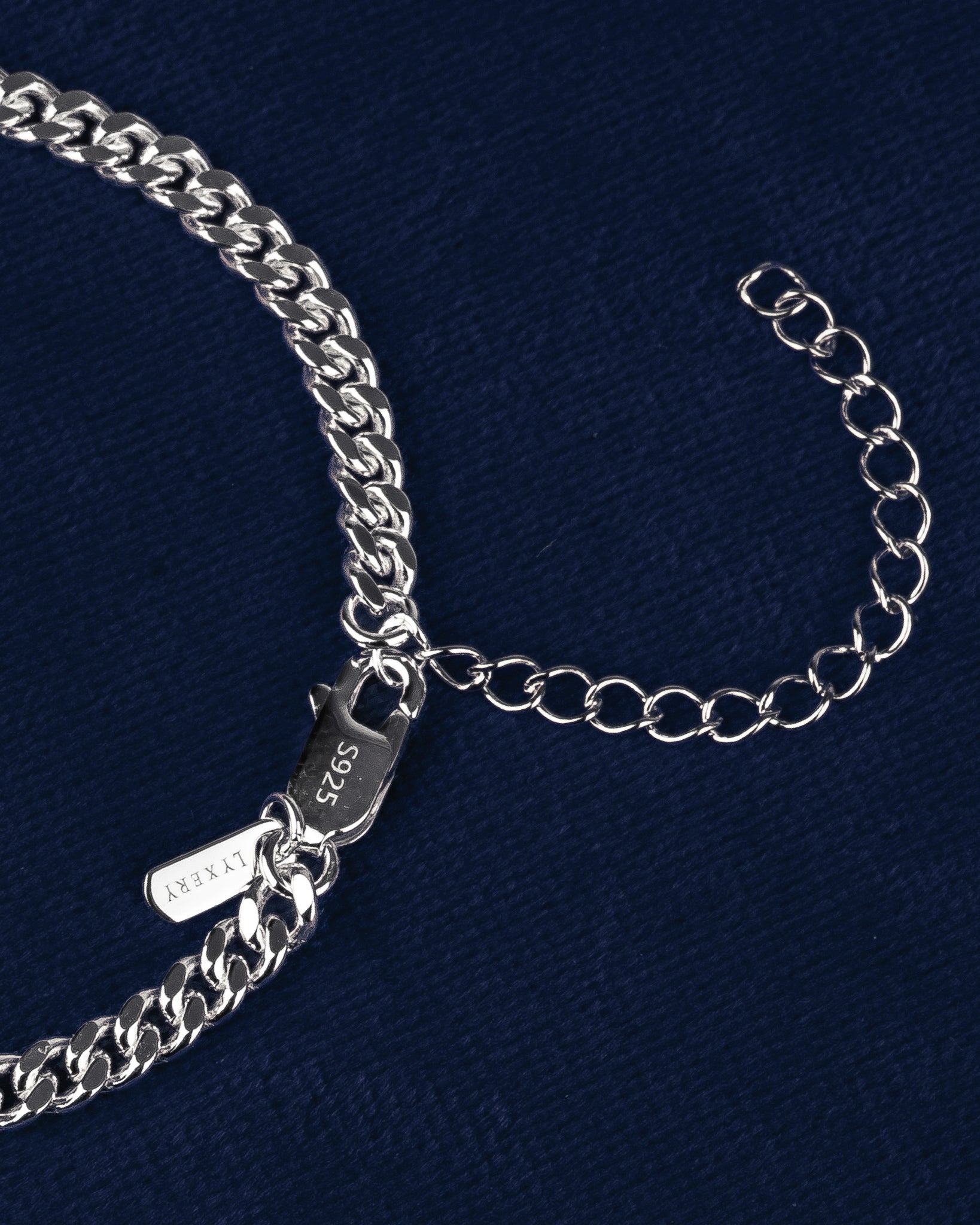 Bracelet 925S - Cuban 4mm