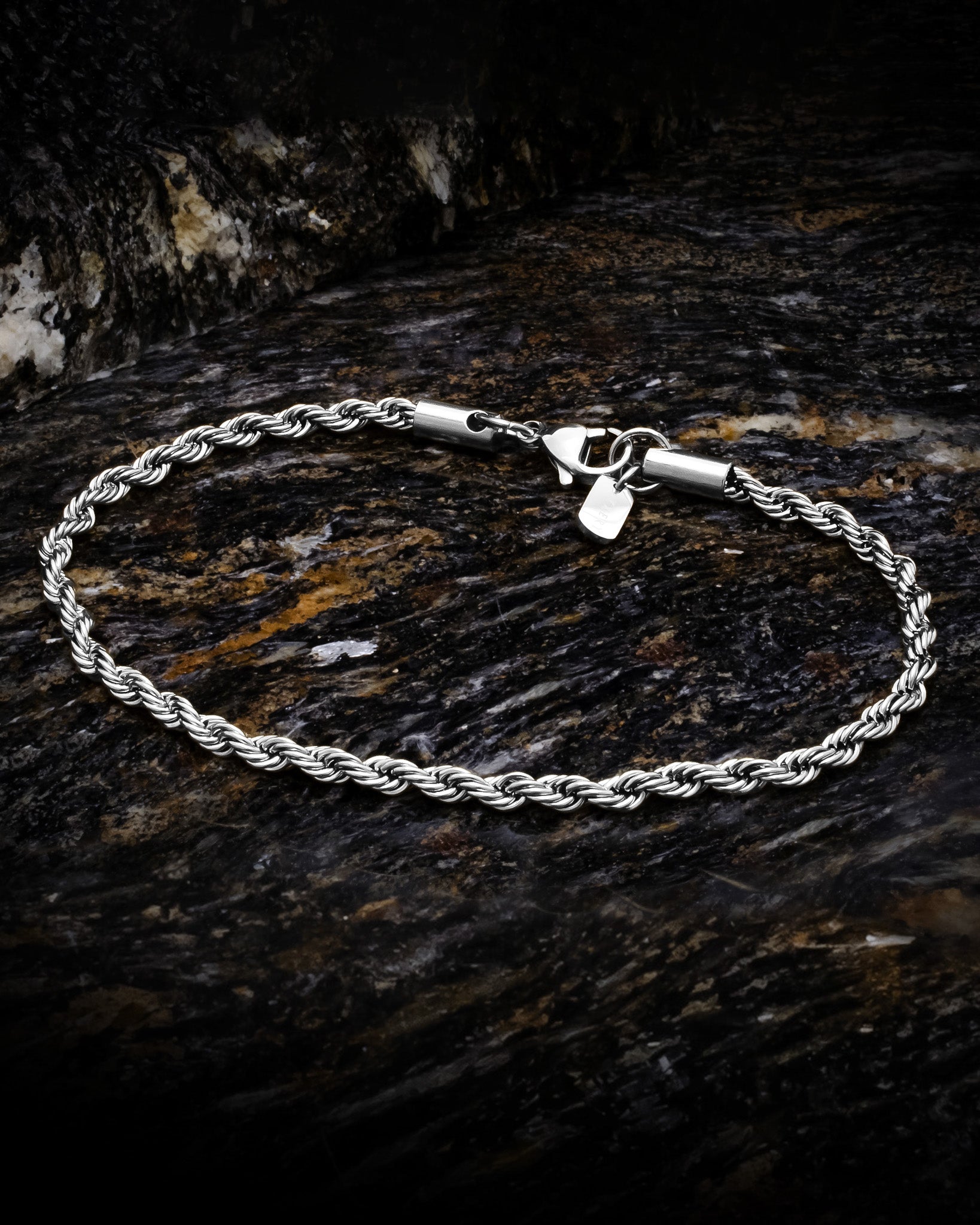 <tc>Rope</tc> Silver 3 - 5mm