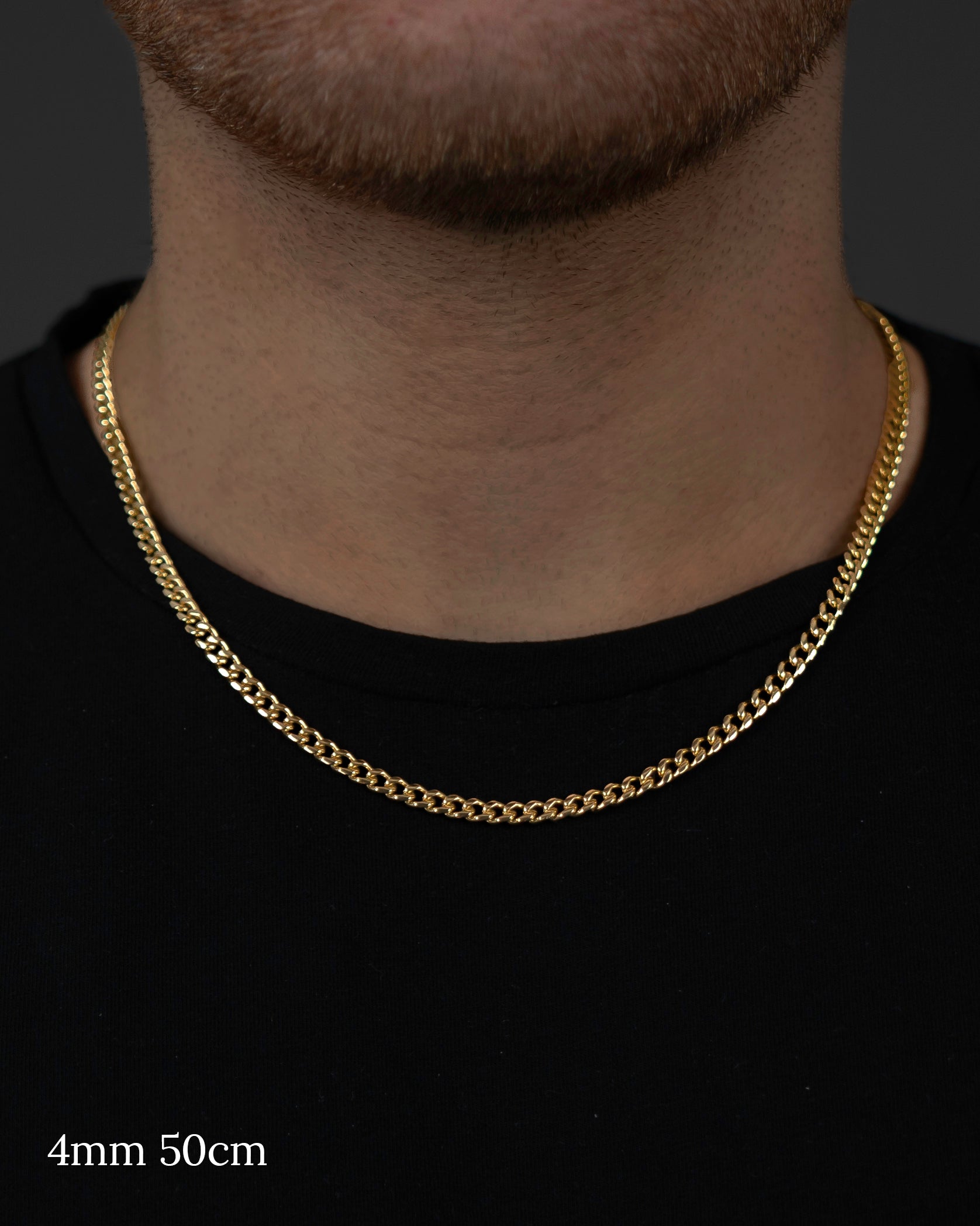 <tc>Necklace</tc> - Cuban Gold 4mm 6mm