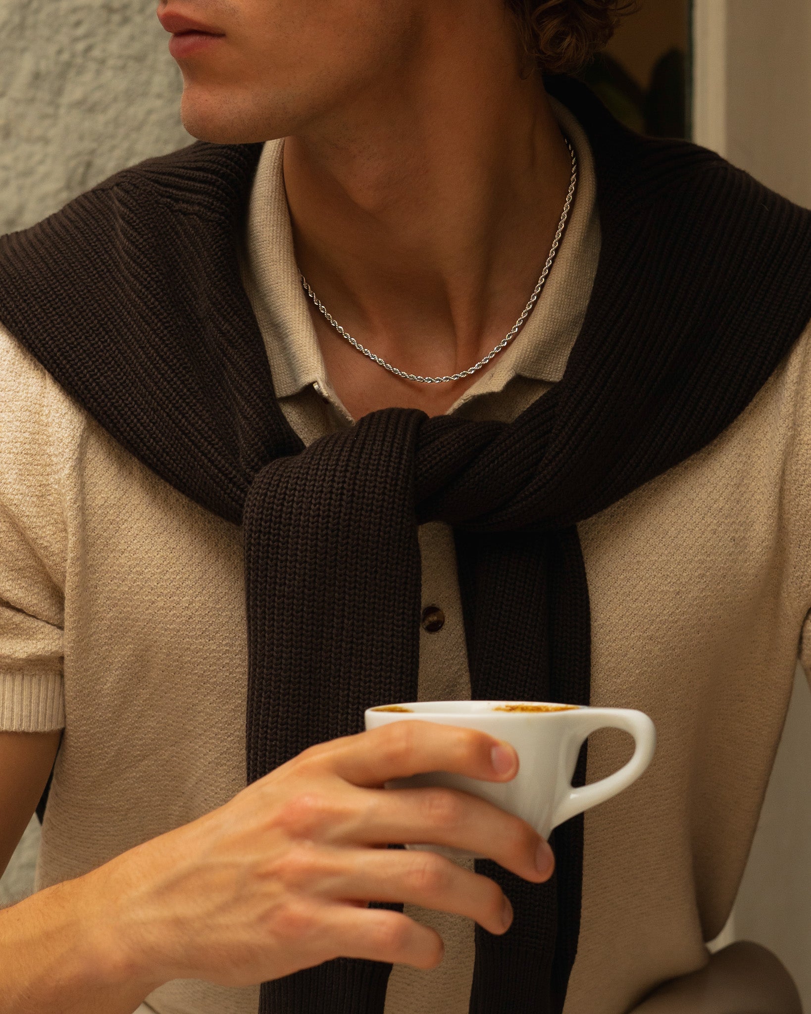 Cordell 3mm silver - ONE SIZE