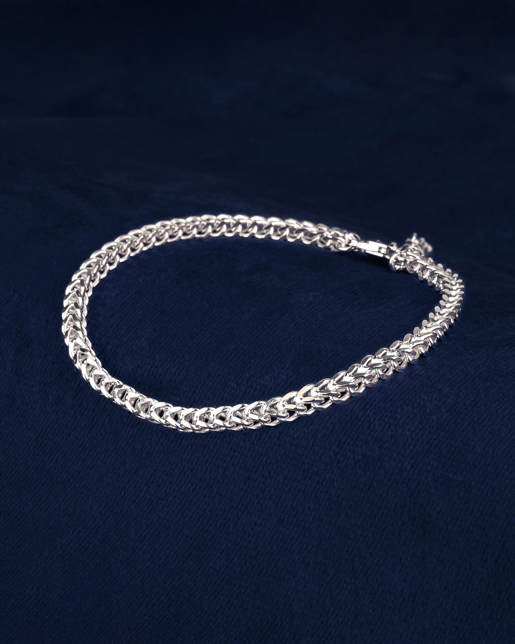 Armband 925S - Franco 3mm