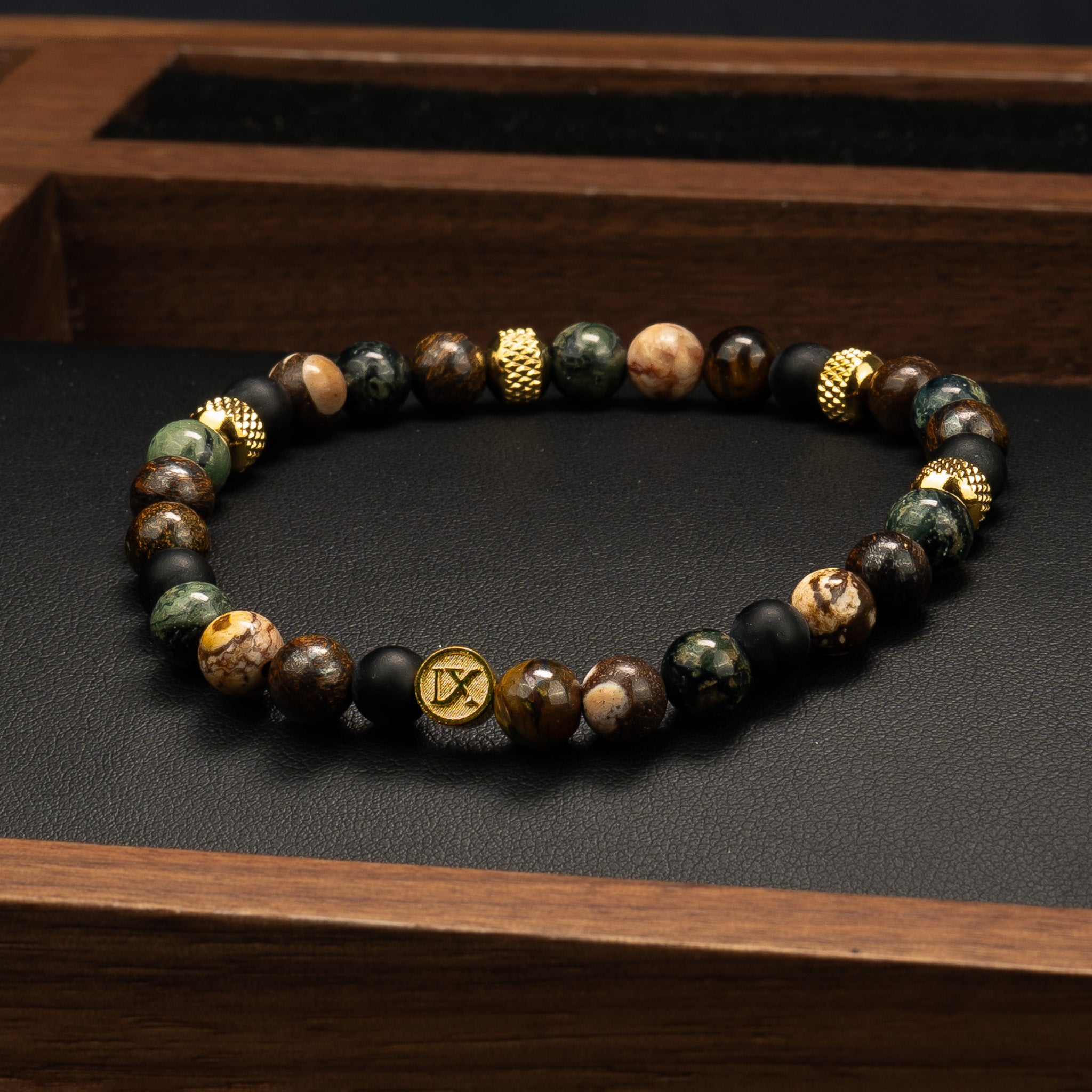Steinarmband - Golden Class