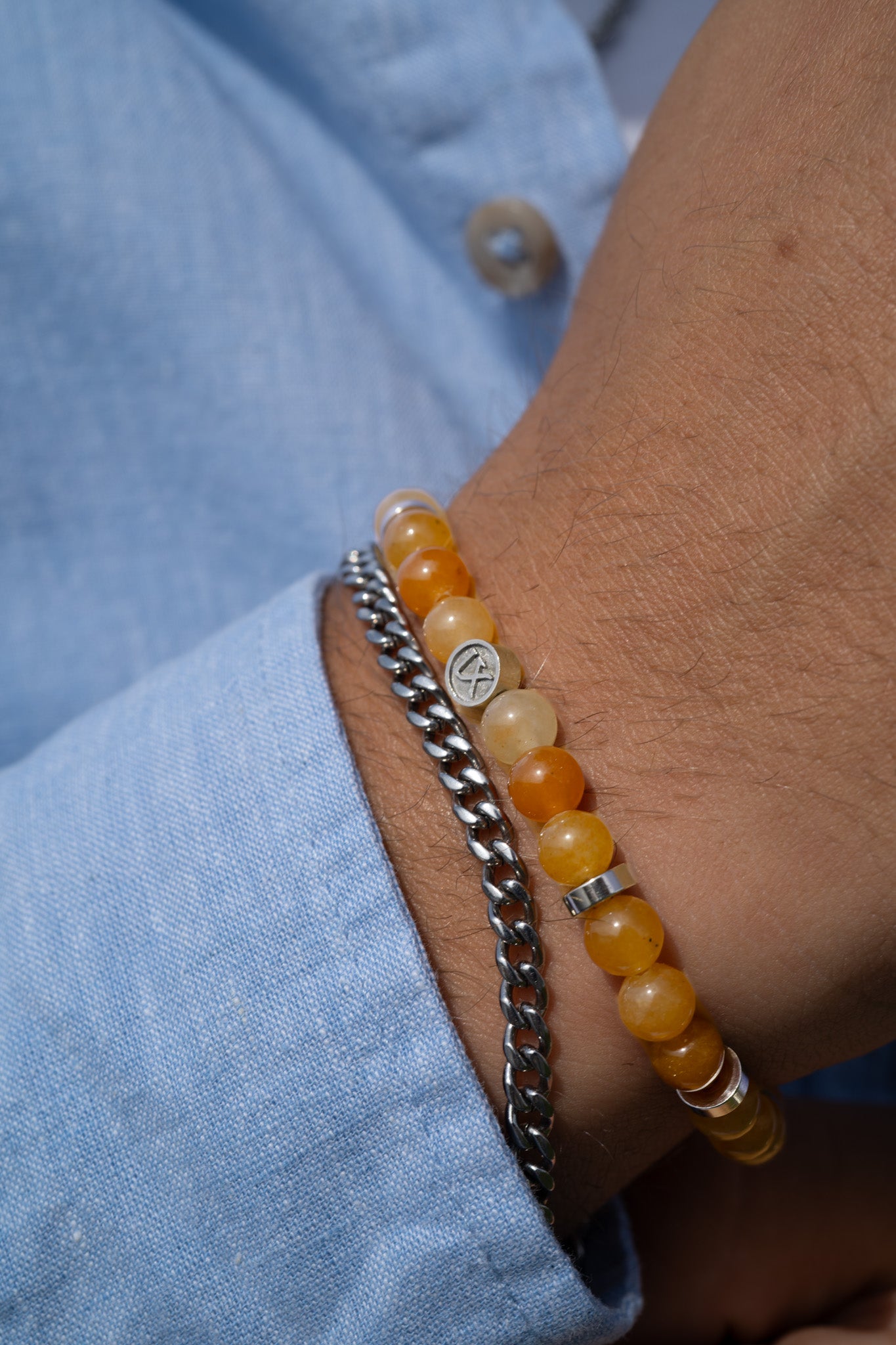 Stone bracelet - Sunset