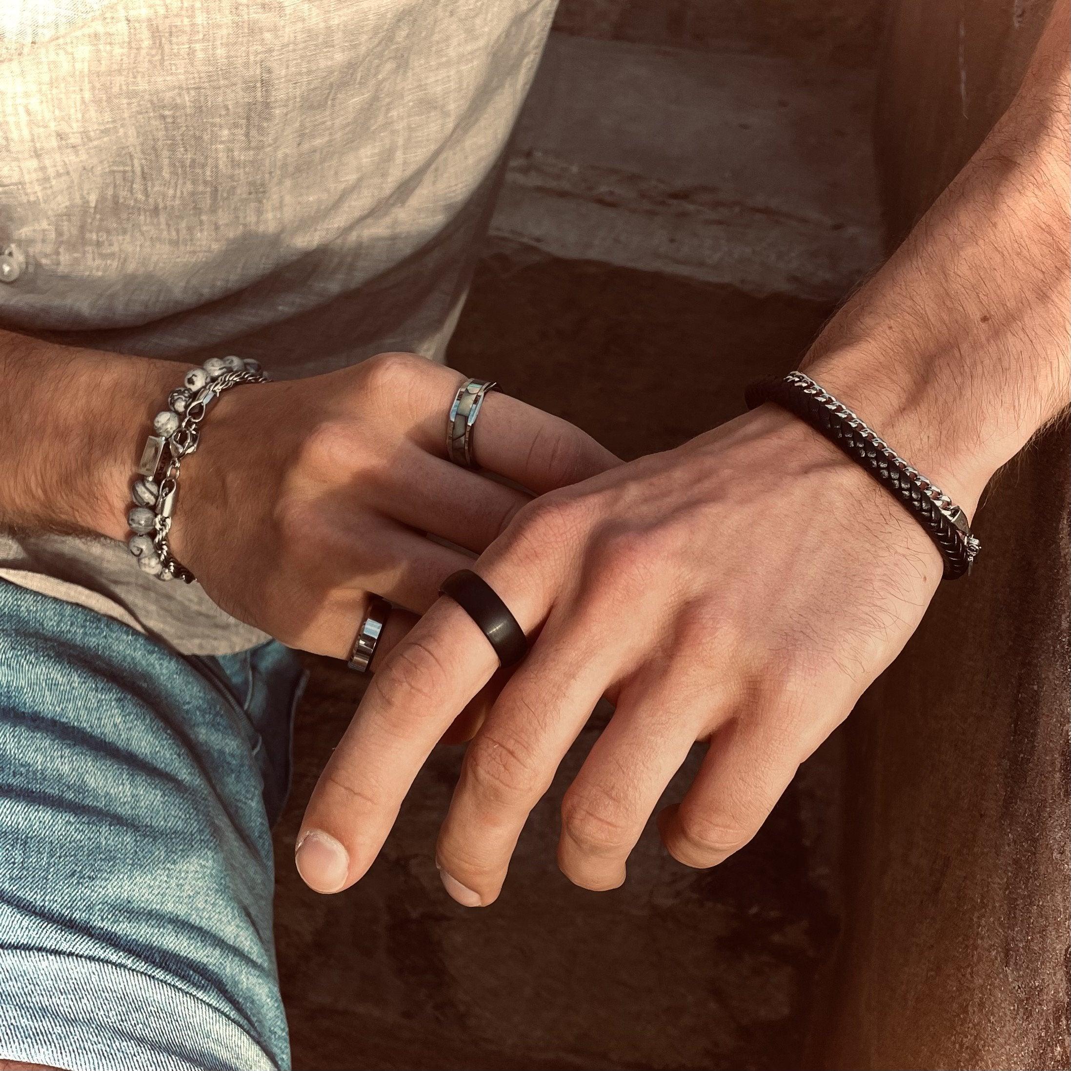 Läderarmband - Singel - Läderarmband - Lyxery By Sweden AB