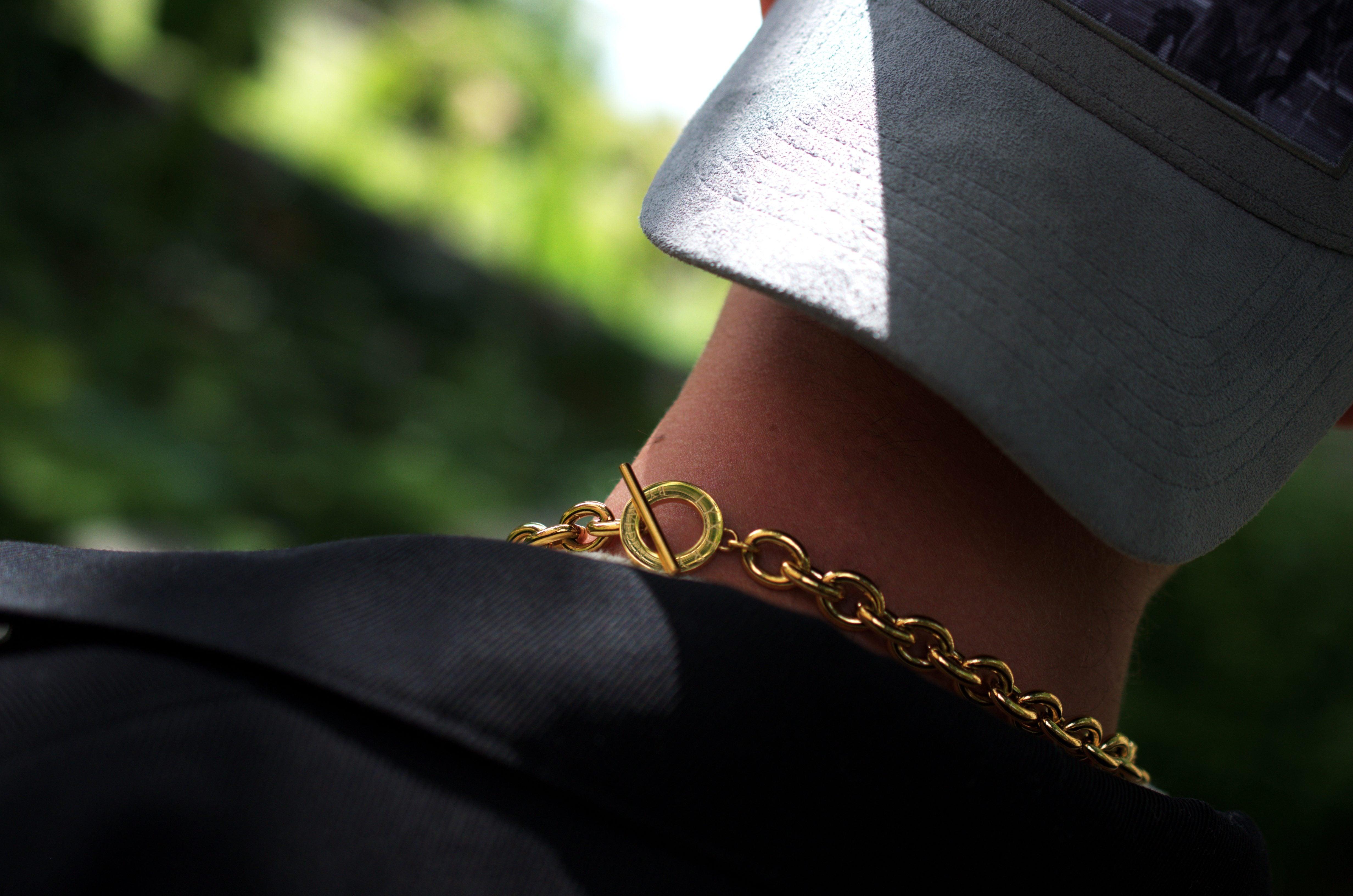 Halskedja i stål - Kätting Guld 11mm - Halskedja - Lyxery By Sweden AB