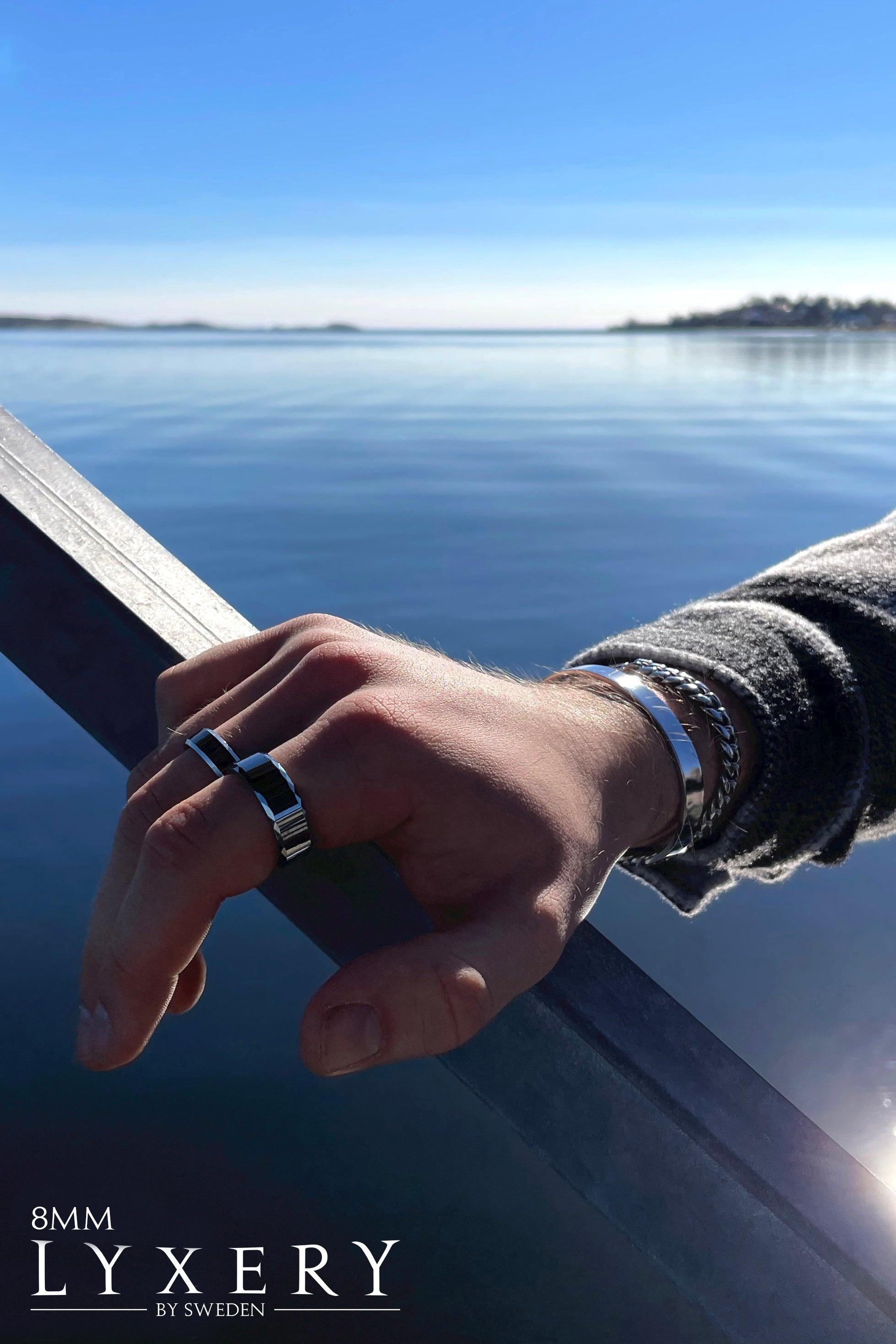 Cuff armband polerad silver - Lyxery By Sweden AB