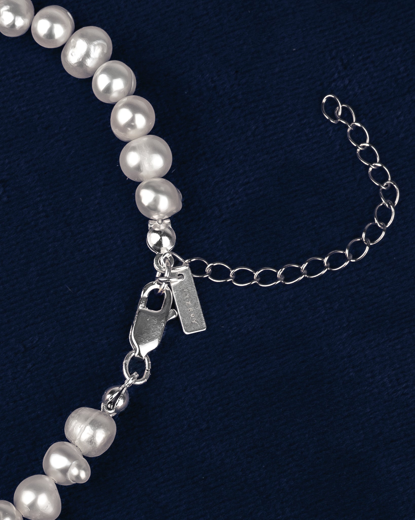 Pearl bracelet 925S - Freshwater pearls