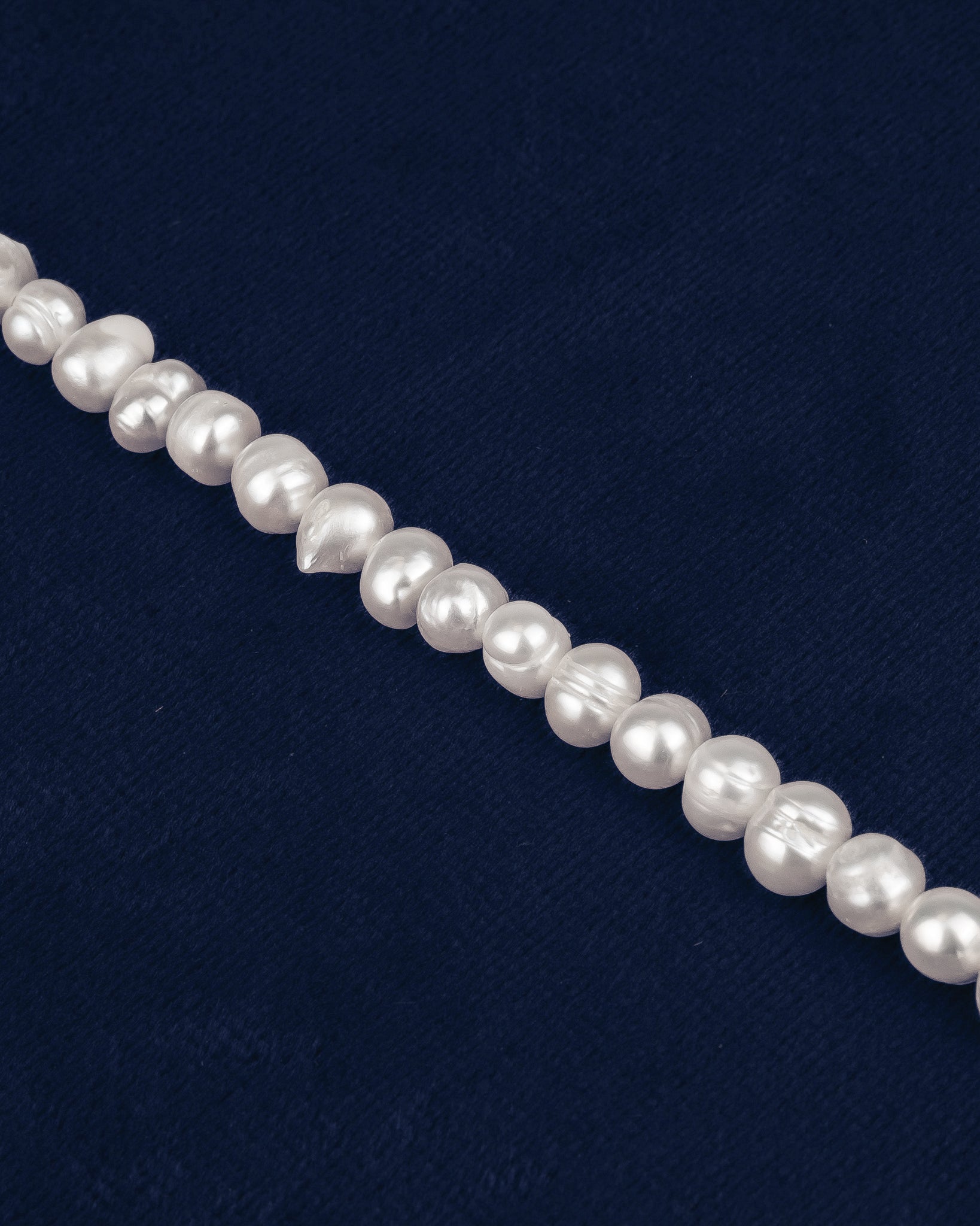 Pearl bracelet 925S - Freshwater pearls