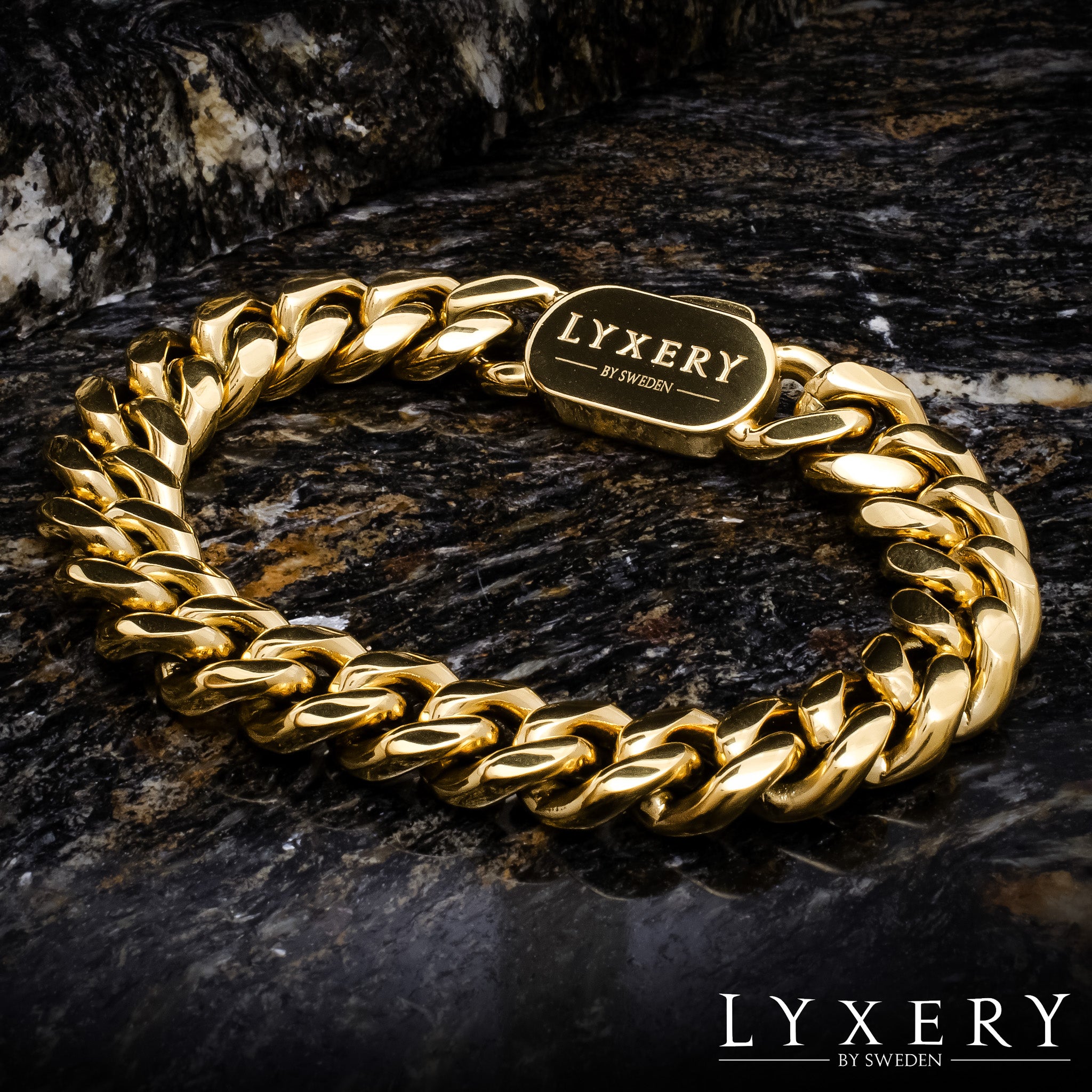 Cuban 12mm Bracelet Gold