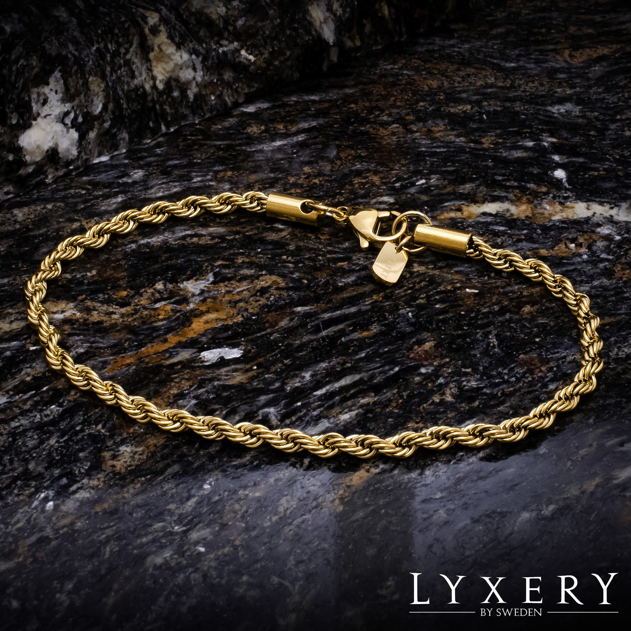 Steel bracelet - <tc>Rope</tc> Bracelet Chain Gold