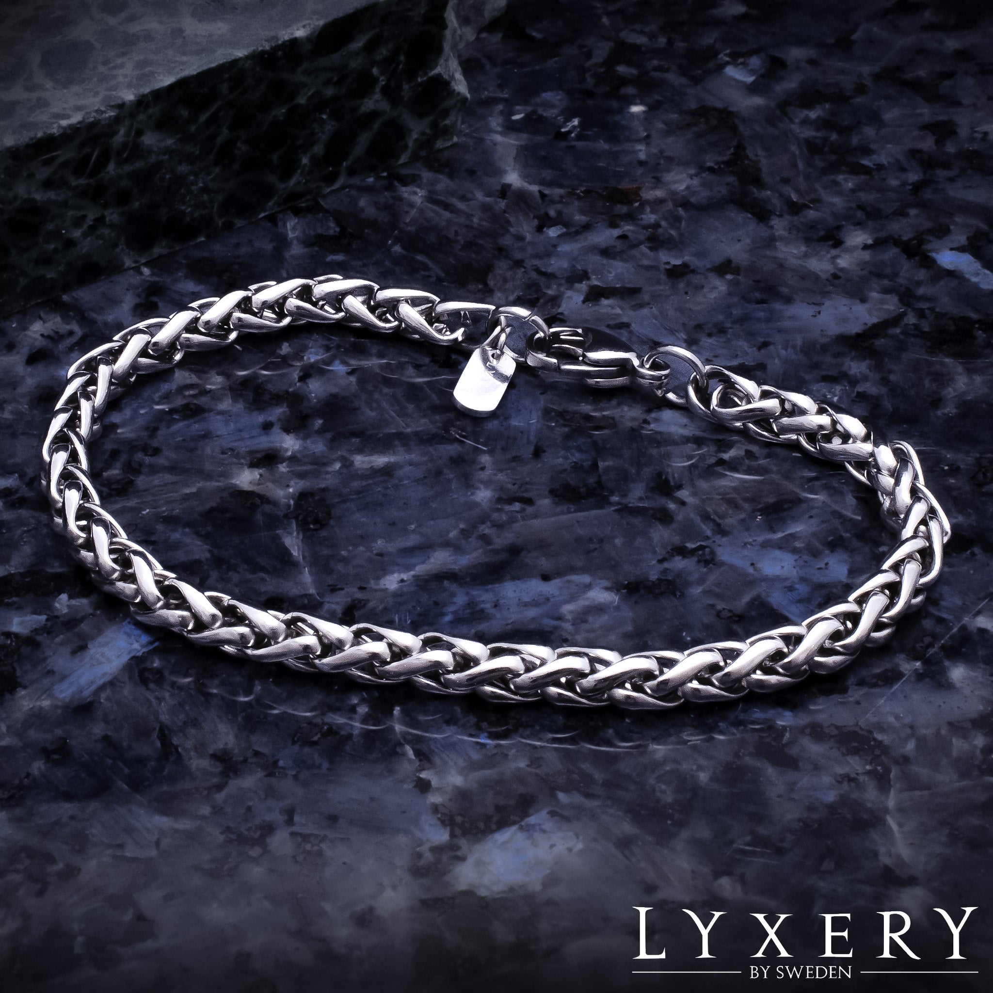 Steel bracelet - Wheat Bracelet Silver 5mm