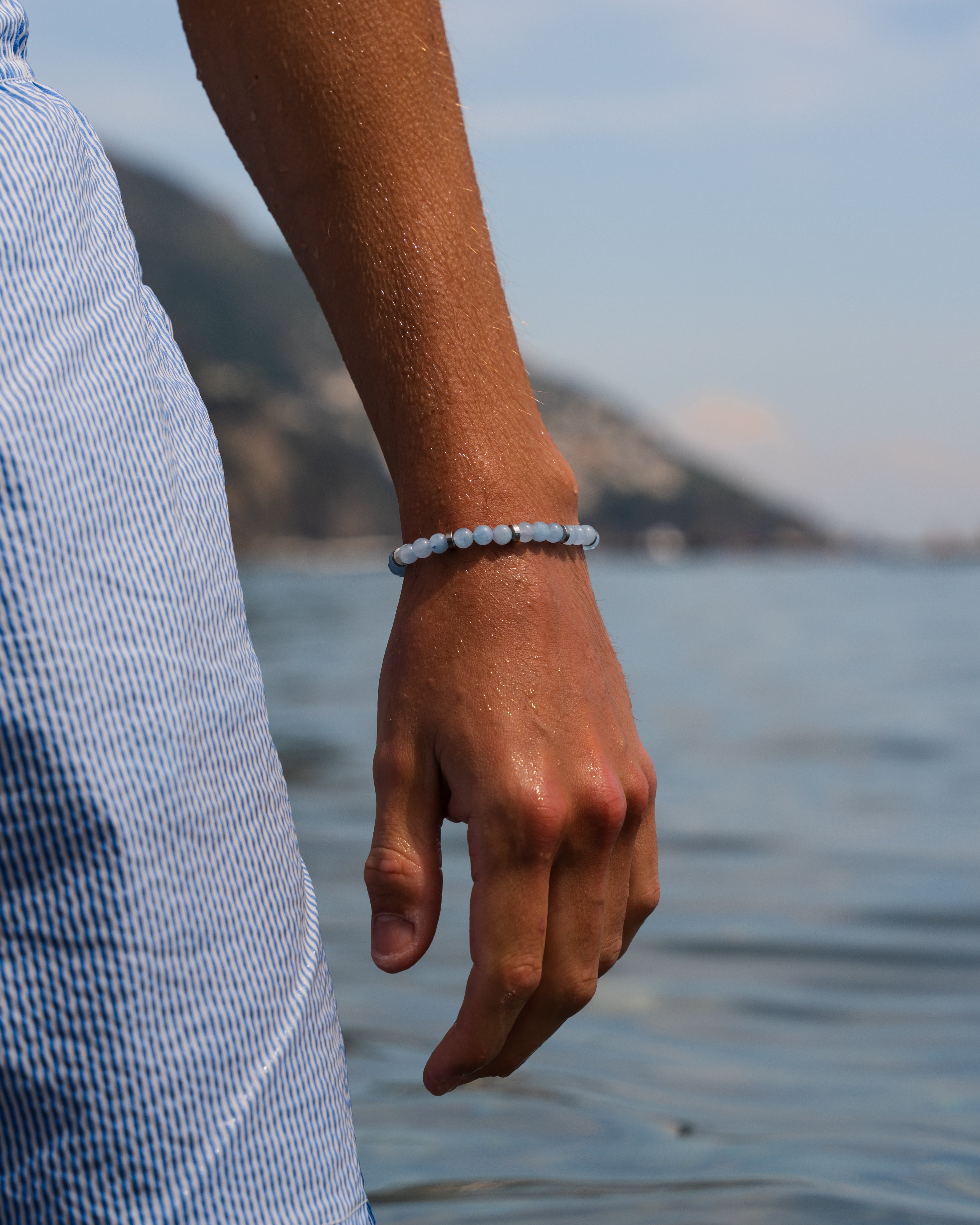 Stone Bracelet - Aquamarine