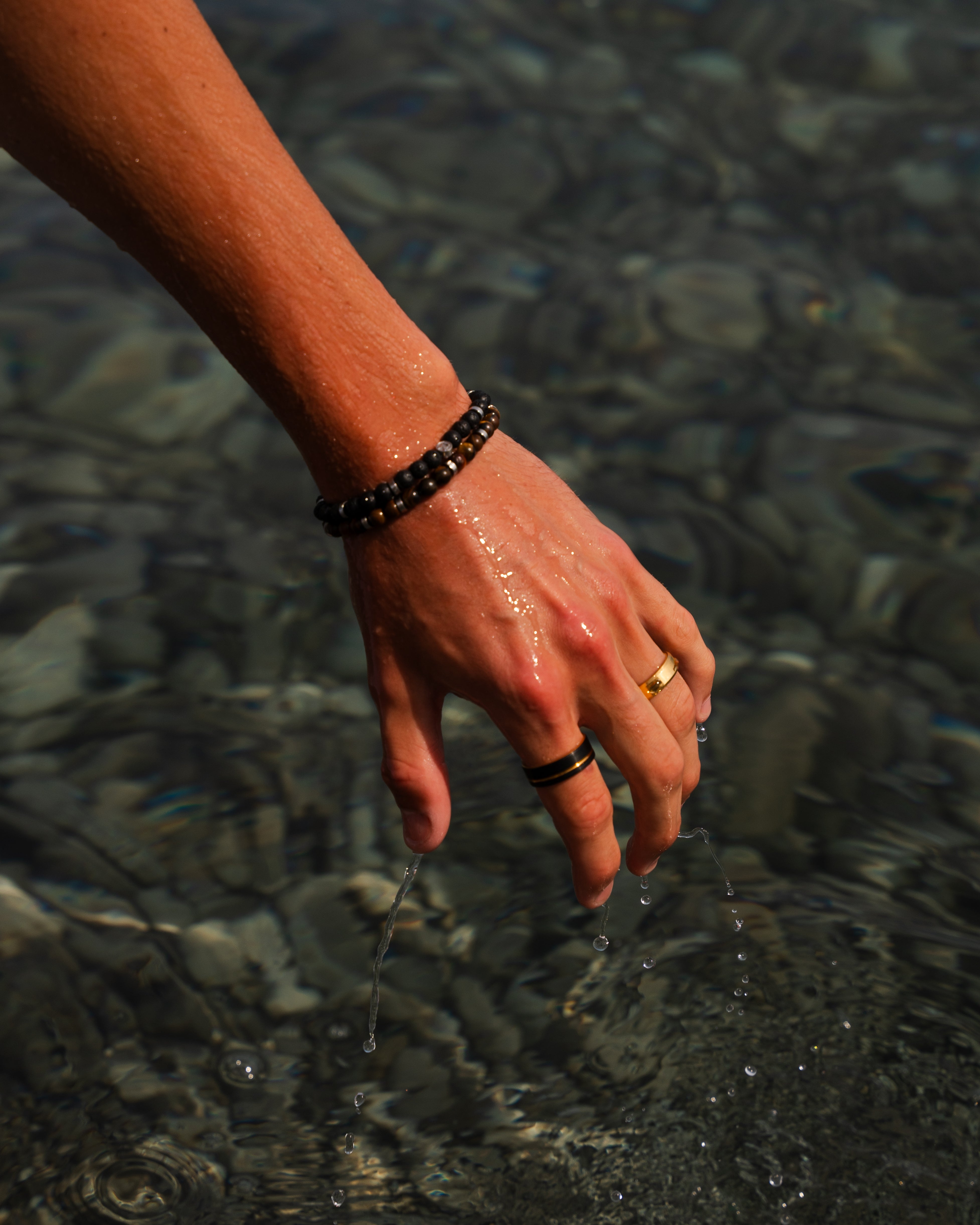 Stone bracelet - Tiger eye