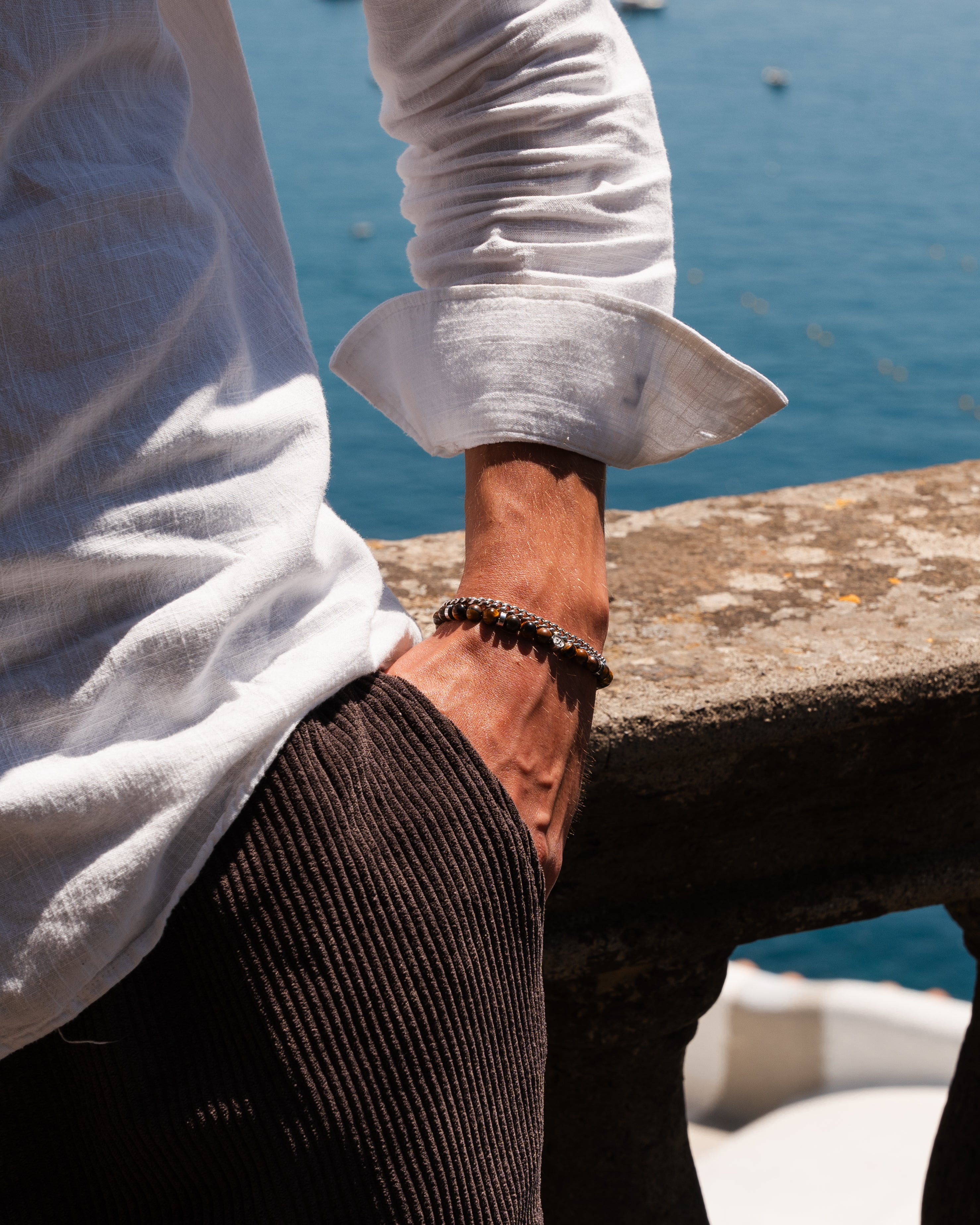 Stone bracelet - Tiger eye