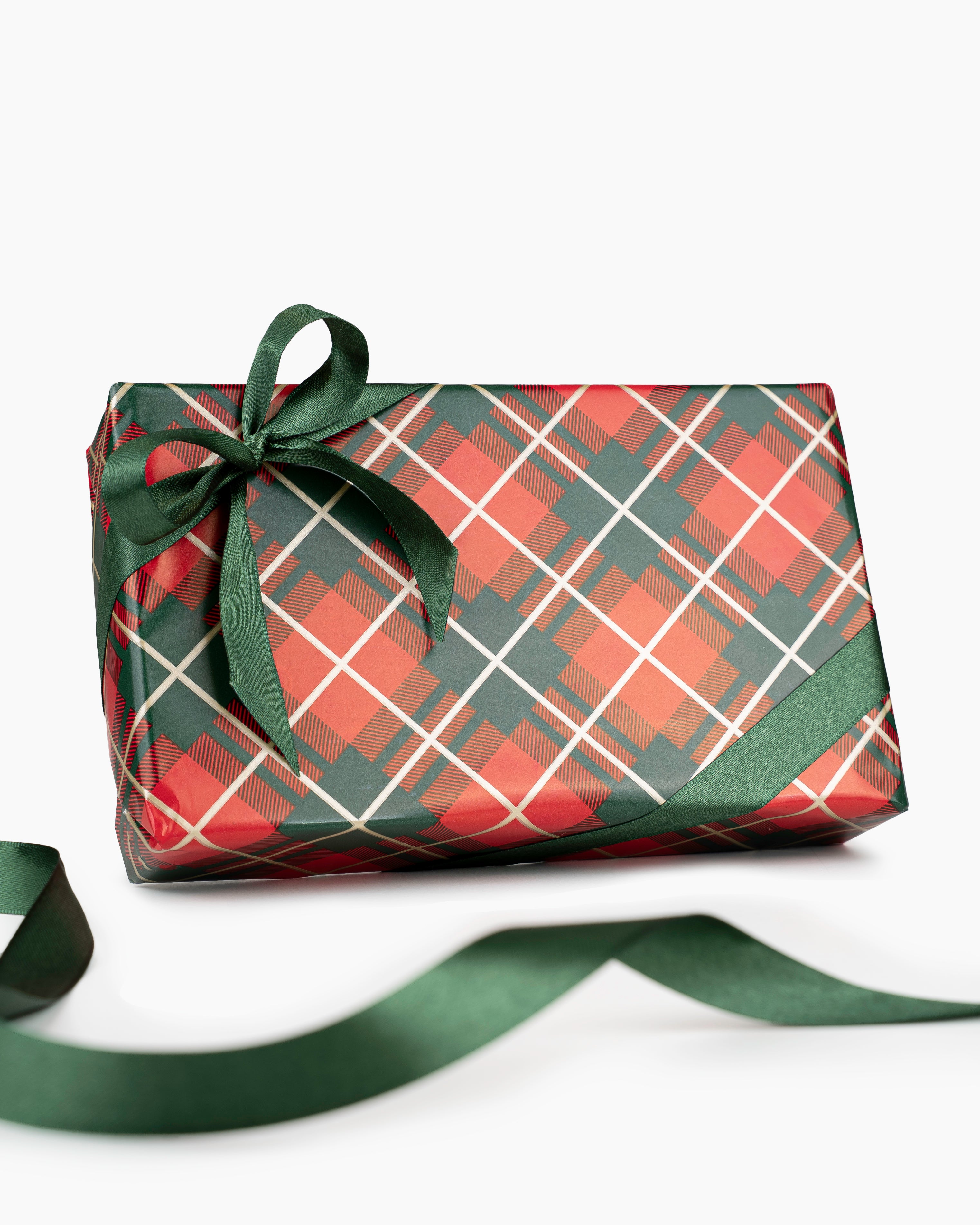 Christmas parcel wrapping