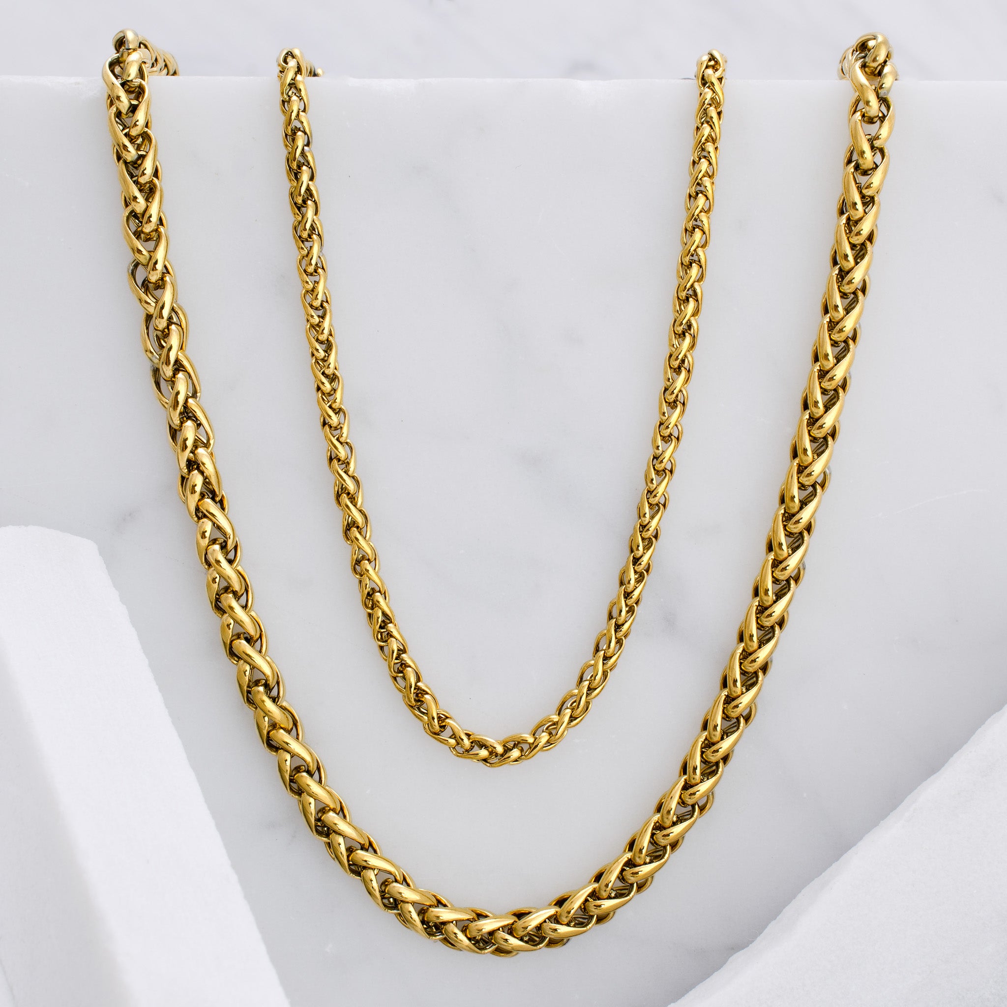 <tc>Necklace</tc> - Wheat Gold