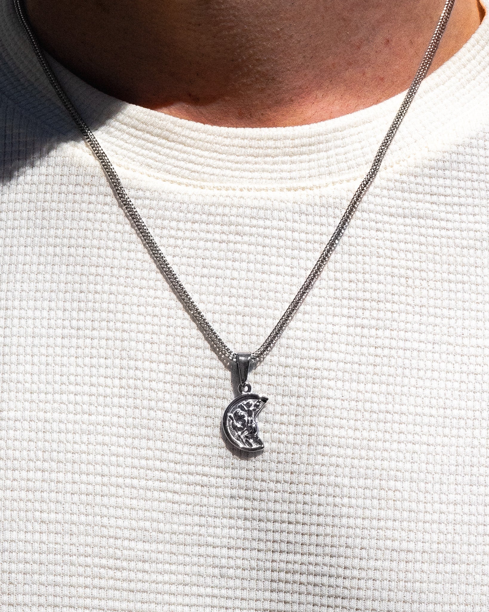 <tc>Pendant -</tc> Saint Christopher Silver