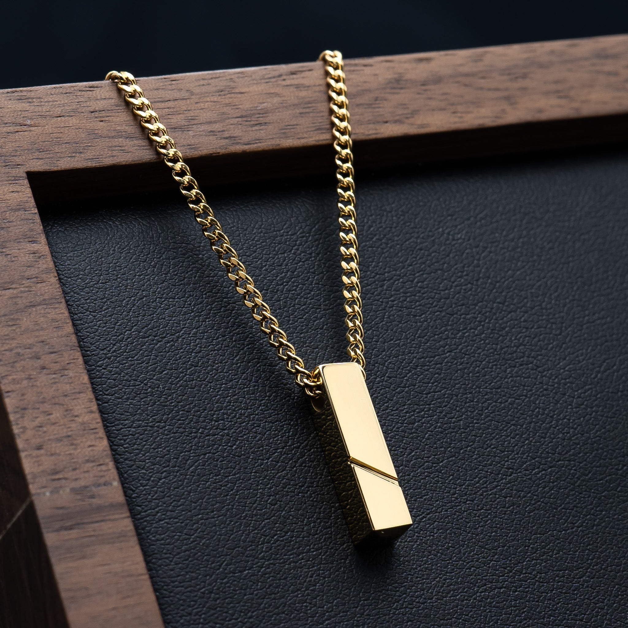 Tungsten Pendant - Signature Gold